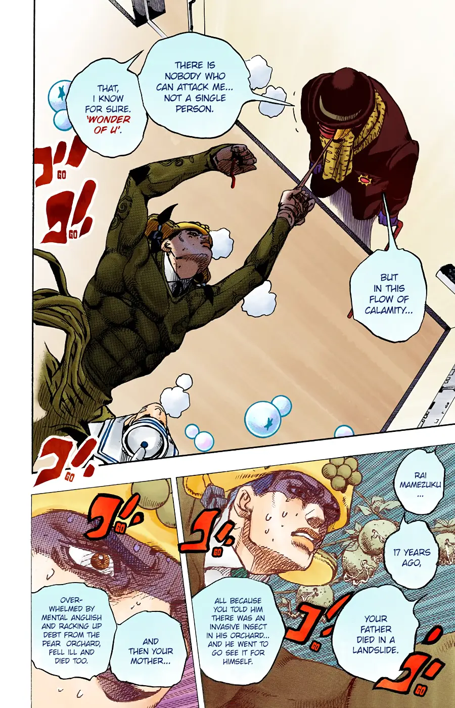 JoJo's Bizarre Adventure, Part 8: JoJolion Colored Manga, chapter 100, page 21