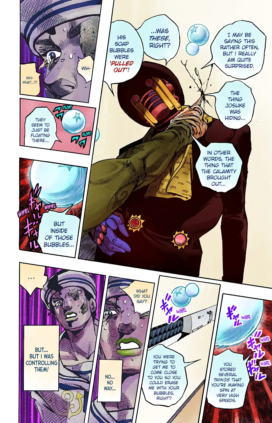 JoJo's Bizarre Adventure, Part 8: JoJolion Colored Manga, chapter 100, page 27