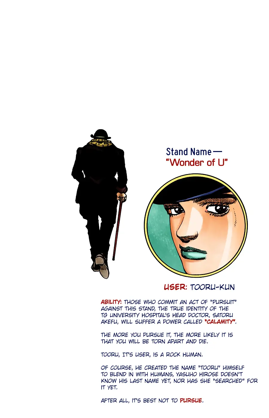 JoJo's Bizarre Adventure, Part 8: JoJolion Colored Manga, chapter 100, page 34