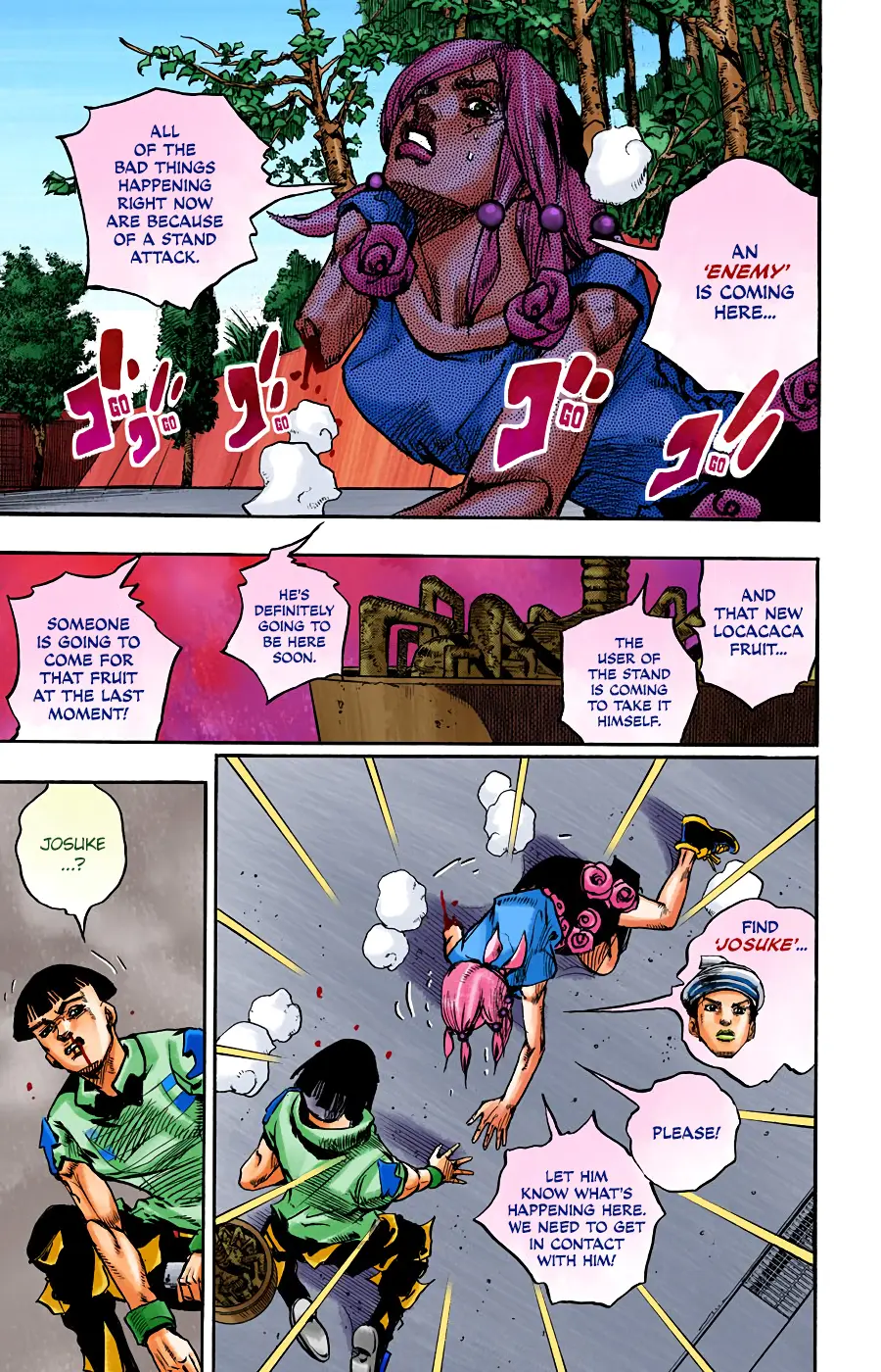 JoJo's Bizarre Adventure, Part 8: JoJolion Colored Manga, chapter 101, page 9