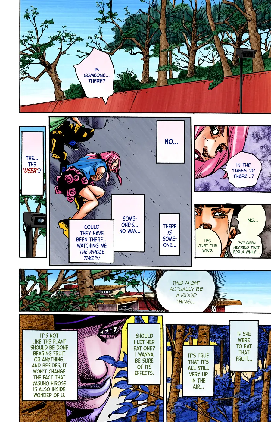 JoJo's Bizarre Adventure, Part 8: JoJolion Colored Manga, chapter 101, page 16
