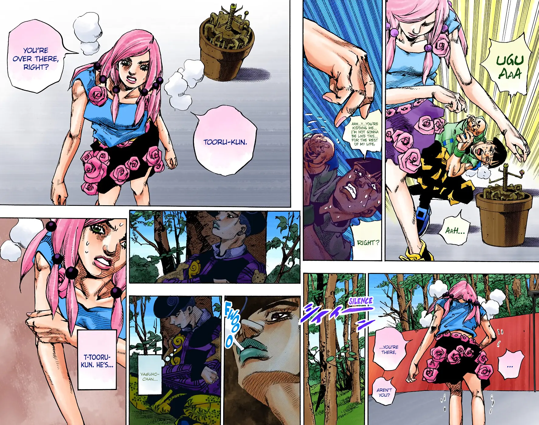 JoJo's Bizarre Adventure, Part 8: JoJolion Colored Manga, chapter 102, page 18