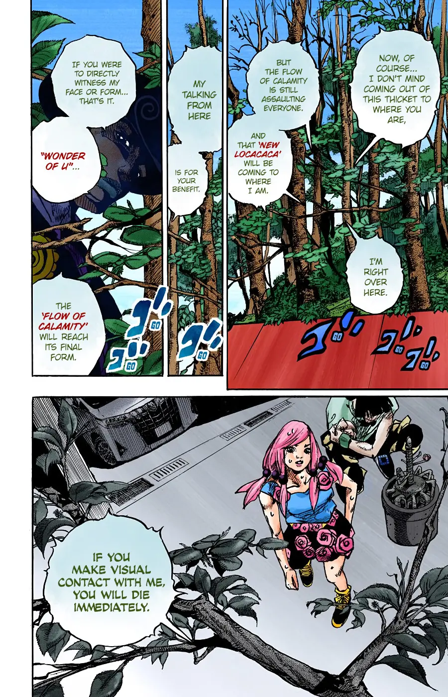 JoJo's Bizarre Adventure, Part 8: JoJolion Colored Manga, chapter 102, page 21