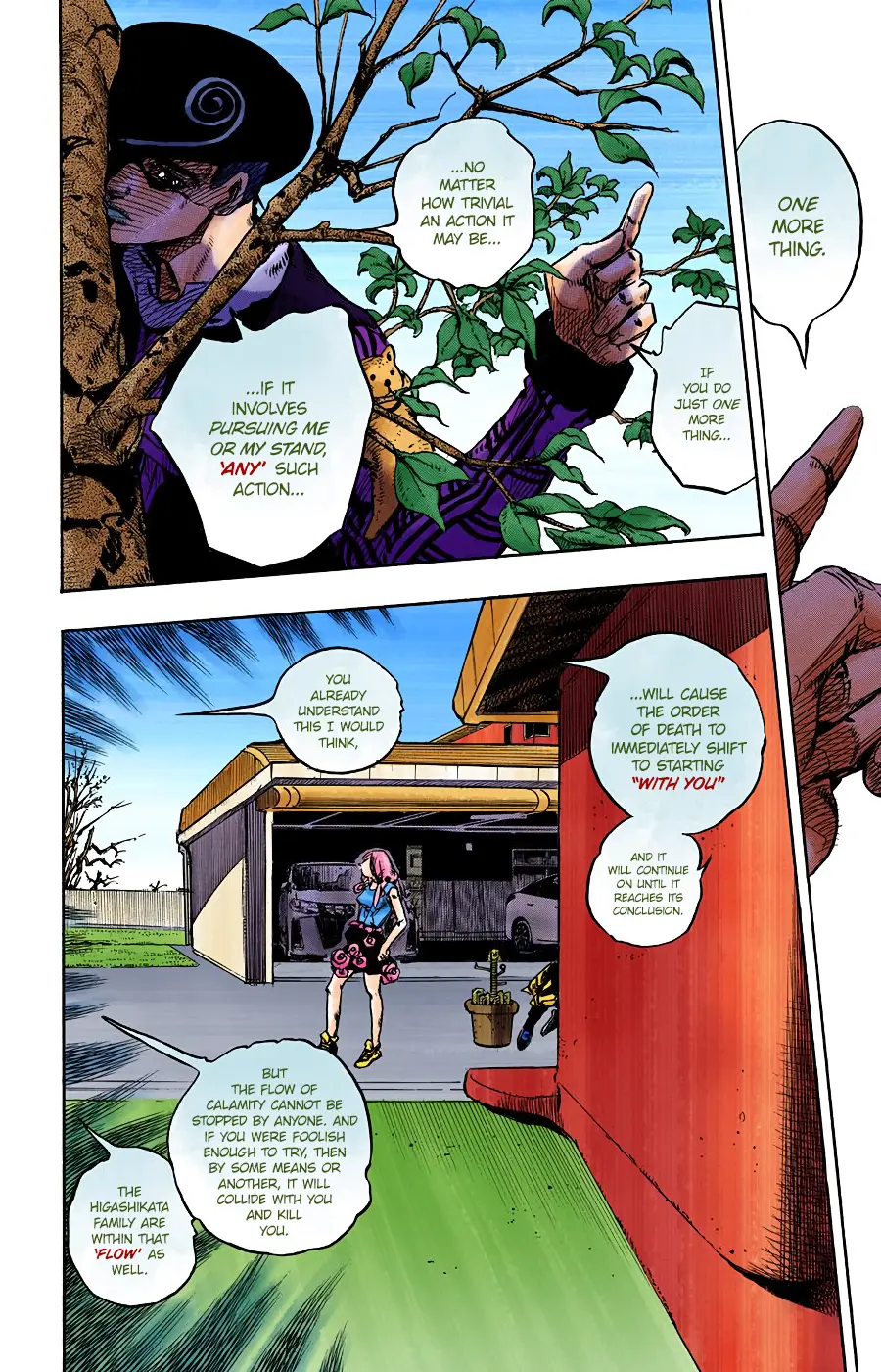JoJo's Bizarre Adventure, Part 8: JoJolion Colored Manga, chapter 102, page 23