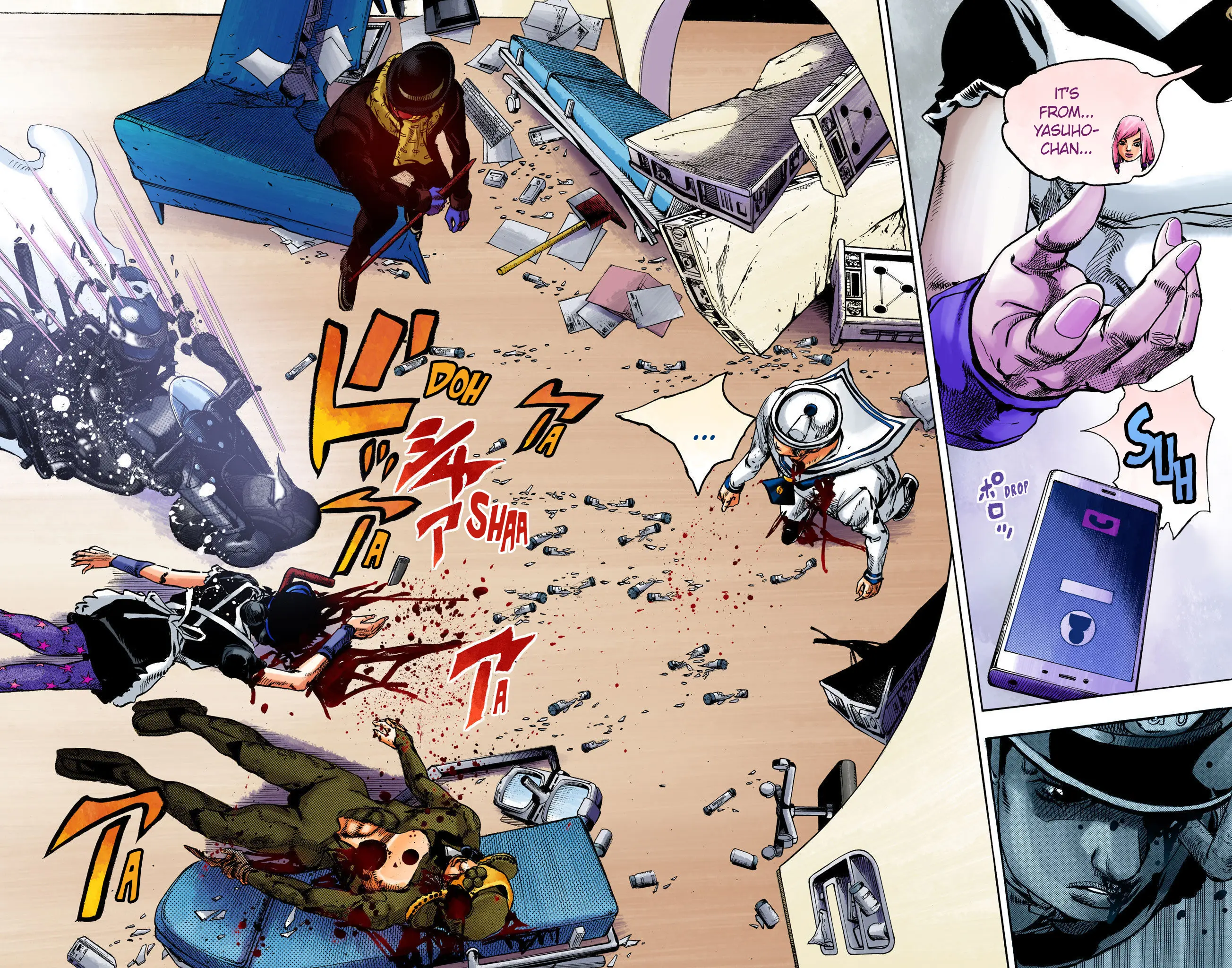 JoJo's Bizarre Adventure, Part 8: JoJolion Colored Manga, chapter 104, page 9