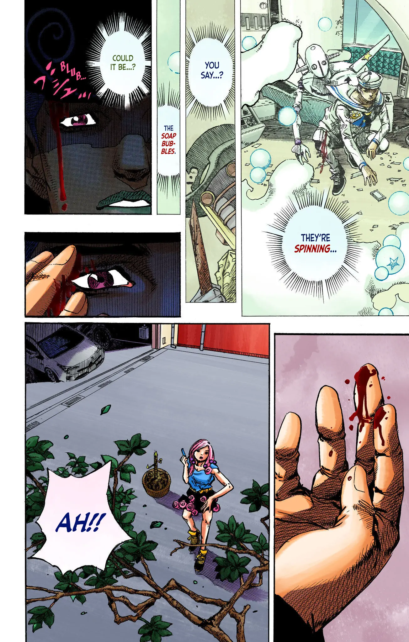 JoJo's Bizarre Adventure, Part 8: JoJolion Colored Manga, chapter 104, page 11