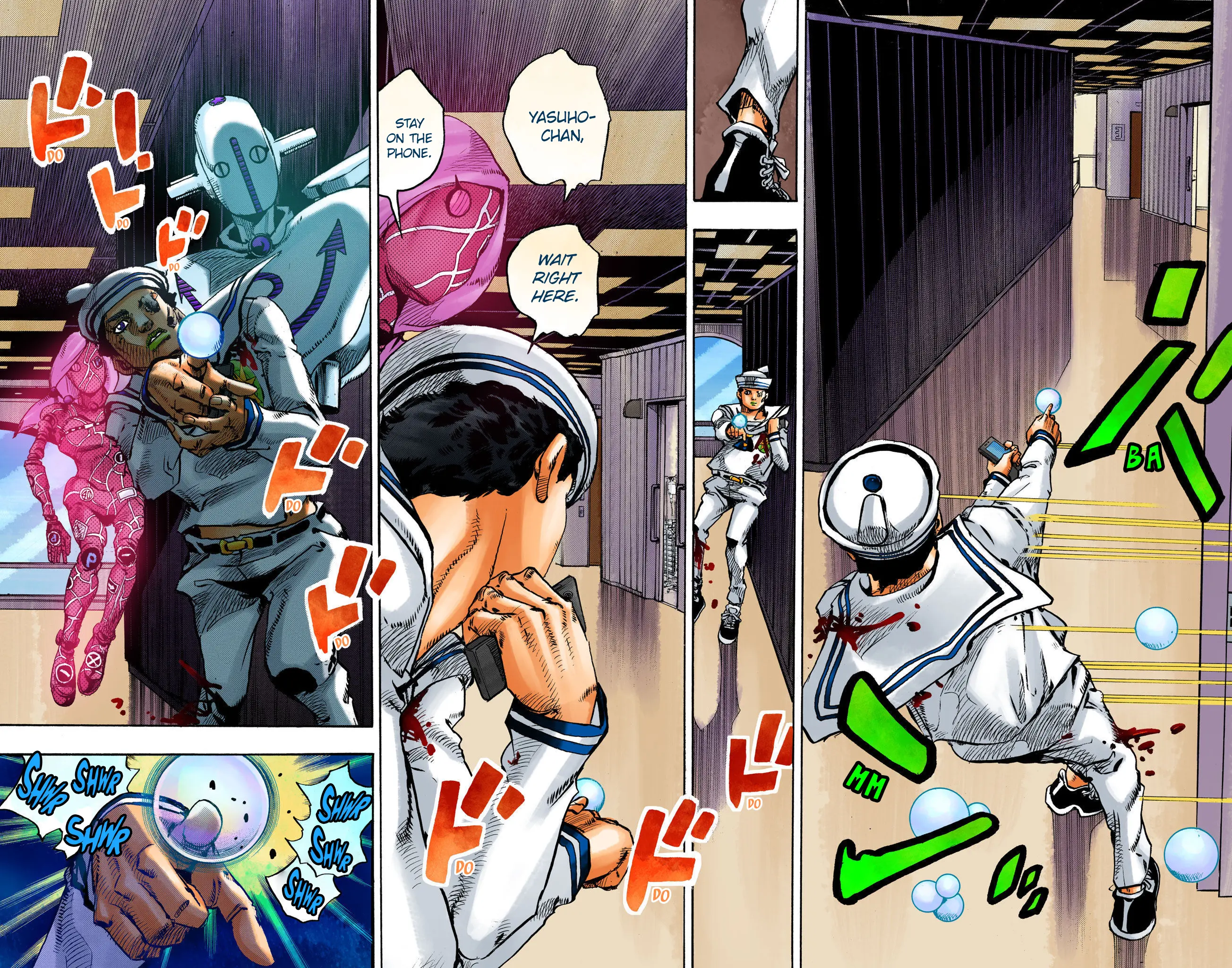 JoJo's Bizarre Adventure, Part 8: JoJolion Colored Manga, chapter 104, page 32