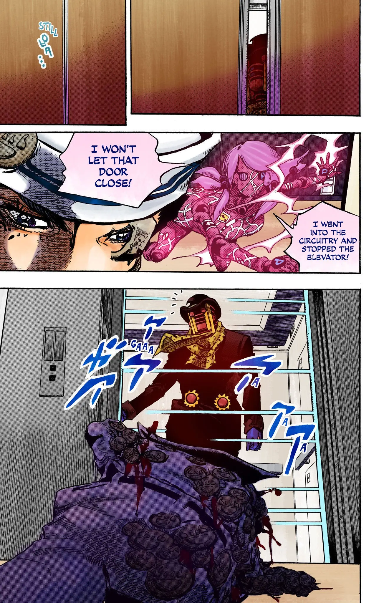 JoJo's Bizarre Adventure, Part 8: JoJolion Colored Manga, chapter 105, page 23