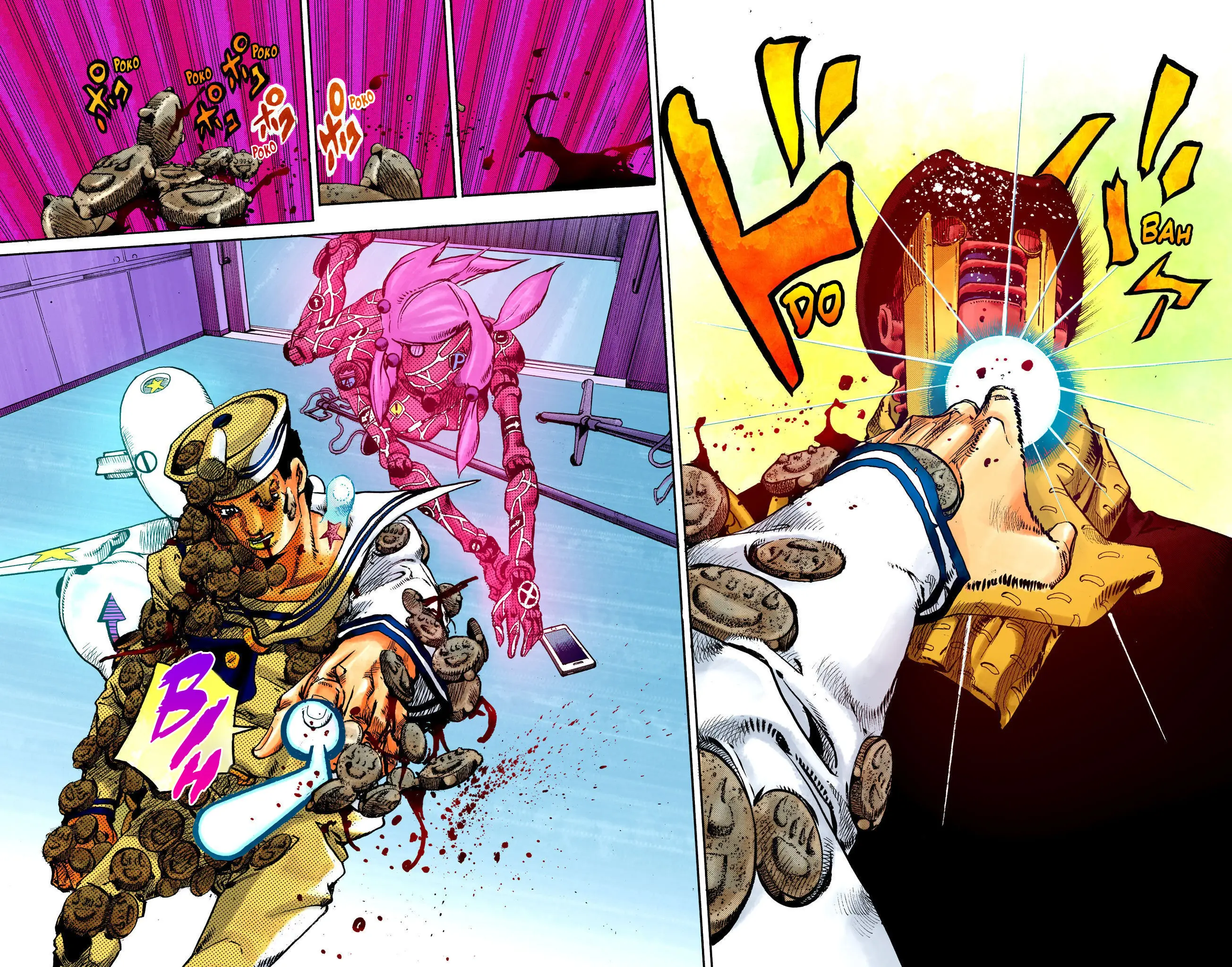 JoJo's Bizarre Adventure, Part 8: JoJolion Colored Manga, chapter 105, page 28
