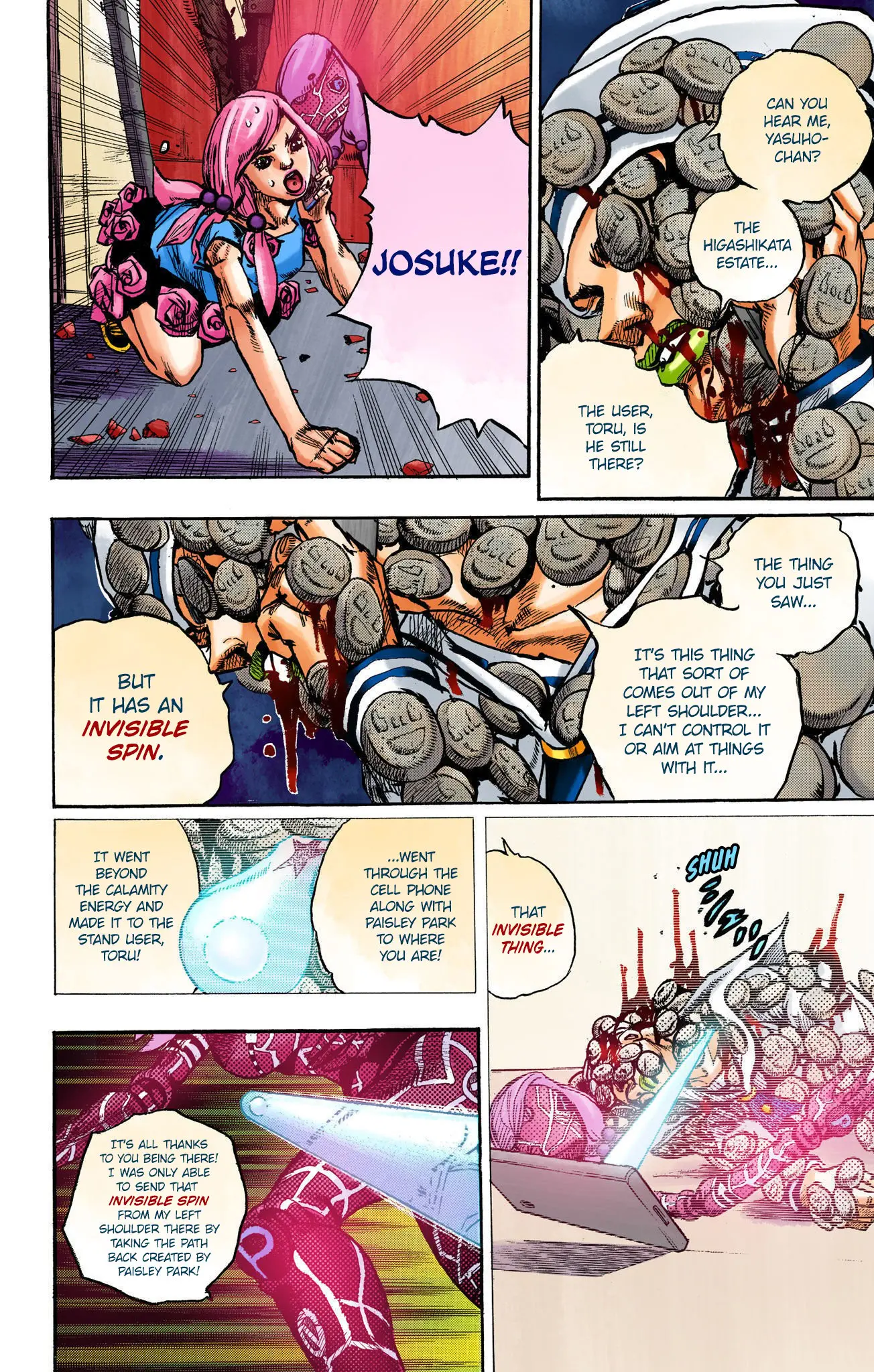 JoJo's Bizarre Adventure, Part 8: JoJolion Colored Manga, chapter 106, page 14