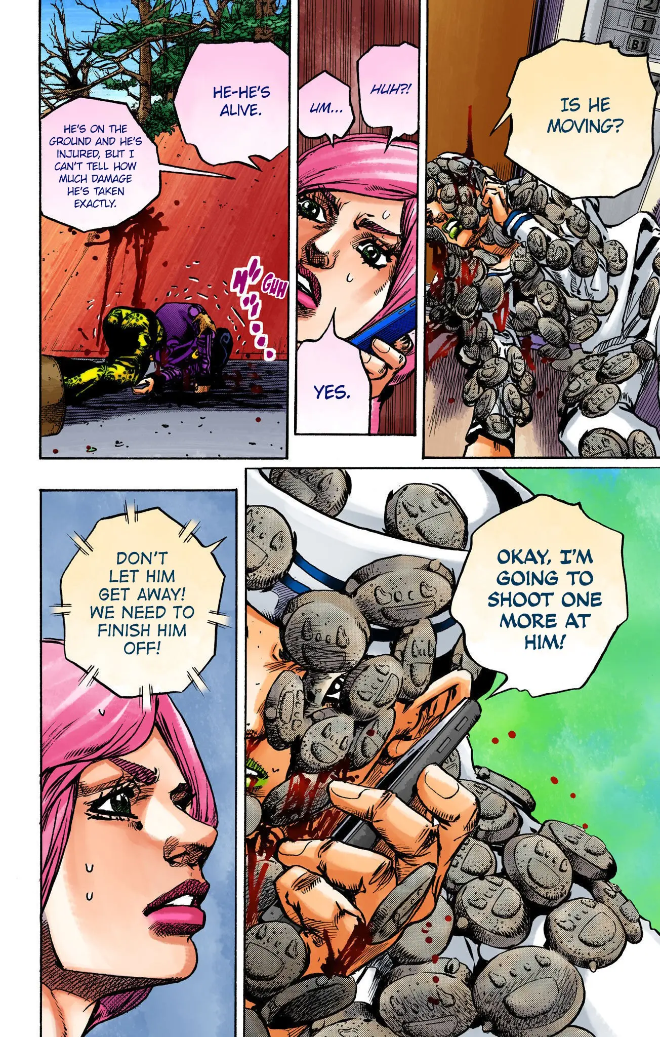 JoJo's Bizarre Adventure, Part 8: JoJolion Colored Manga, chapter 106, page 16