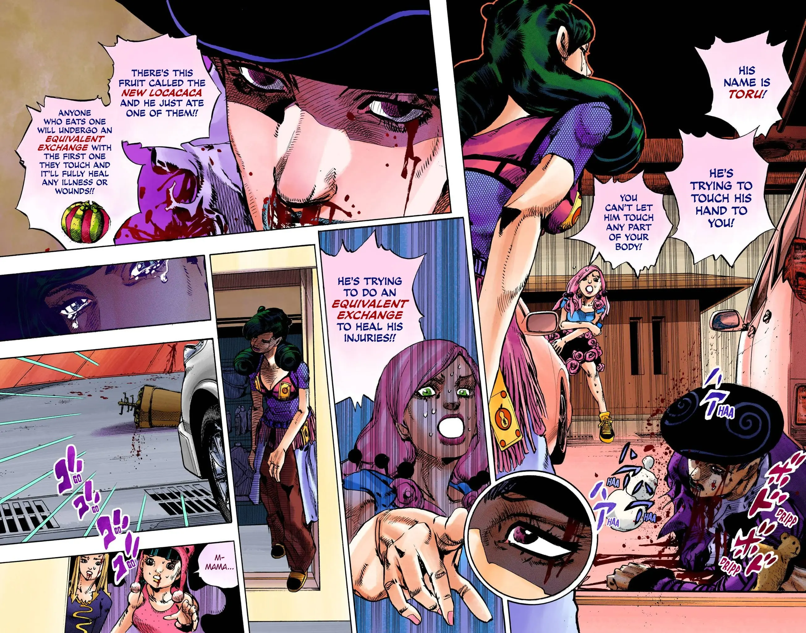 JoJo's Bizarre Adventure, Part 8: JoJolion Colored Manga, chapter 107, page 13