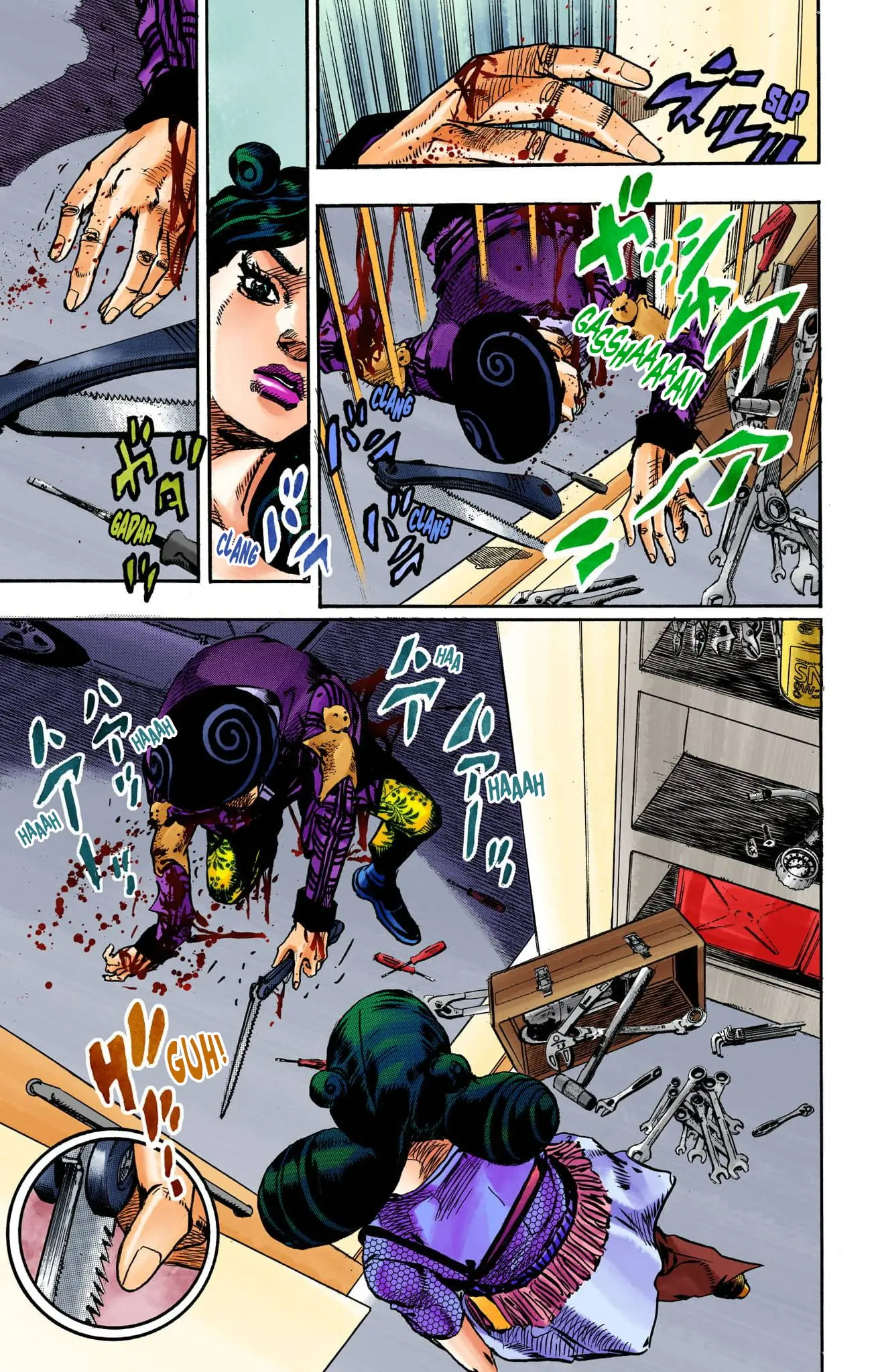 JoJo's Bizarre Adventure, Part 8: JoJolion Colored Manga, chapter 107, page 15