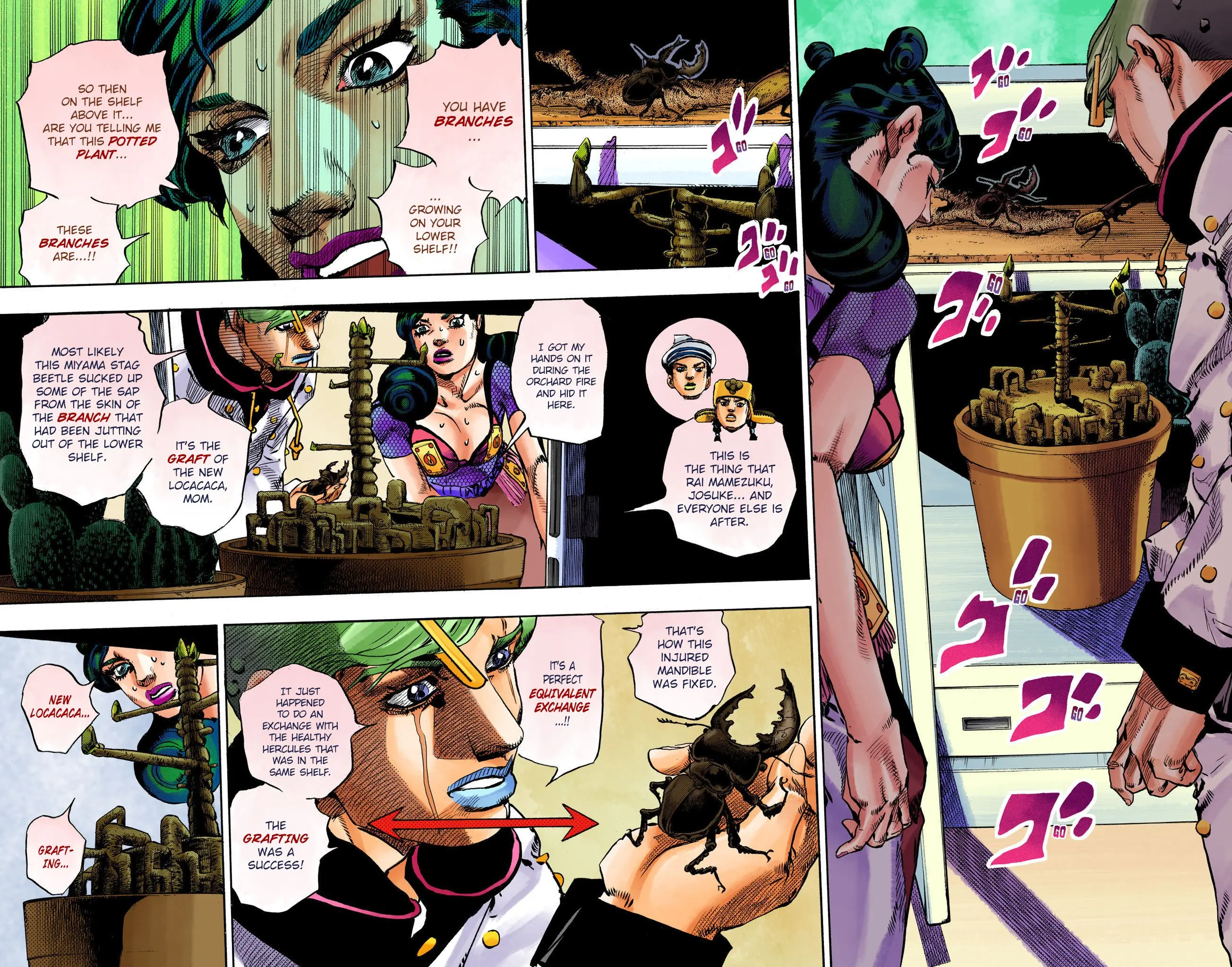 JoJo's Bizarre Adventure, Part 8: JoJolion Colored Manga, chapter 107, page 38