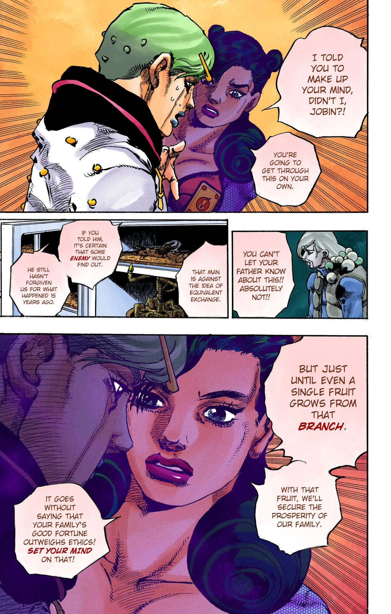 JoJo's Bizarre Adventure, Part 8: JoJolion Colored Manga, chapter 107, page 42