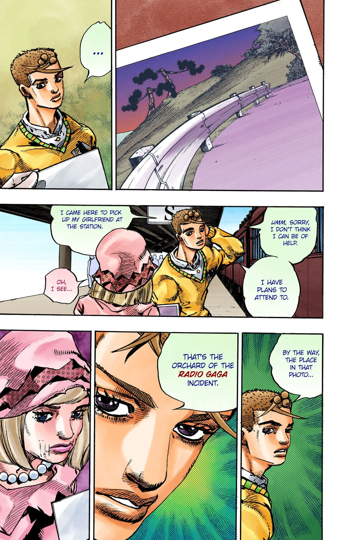 JoJo's Bizarre Adventure, Part 8: JoJolion Colored Manga, chapter 109, page 9