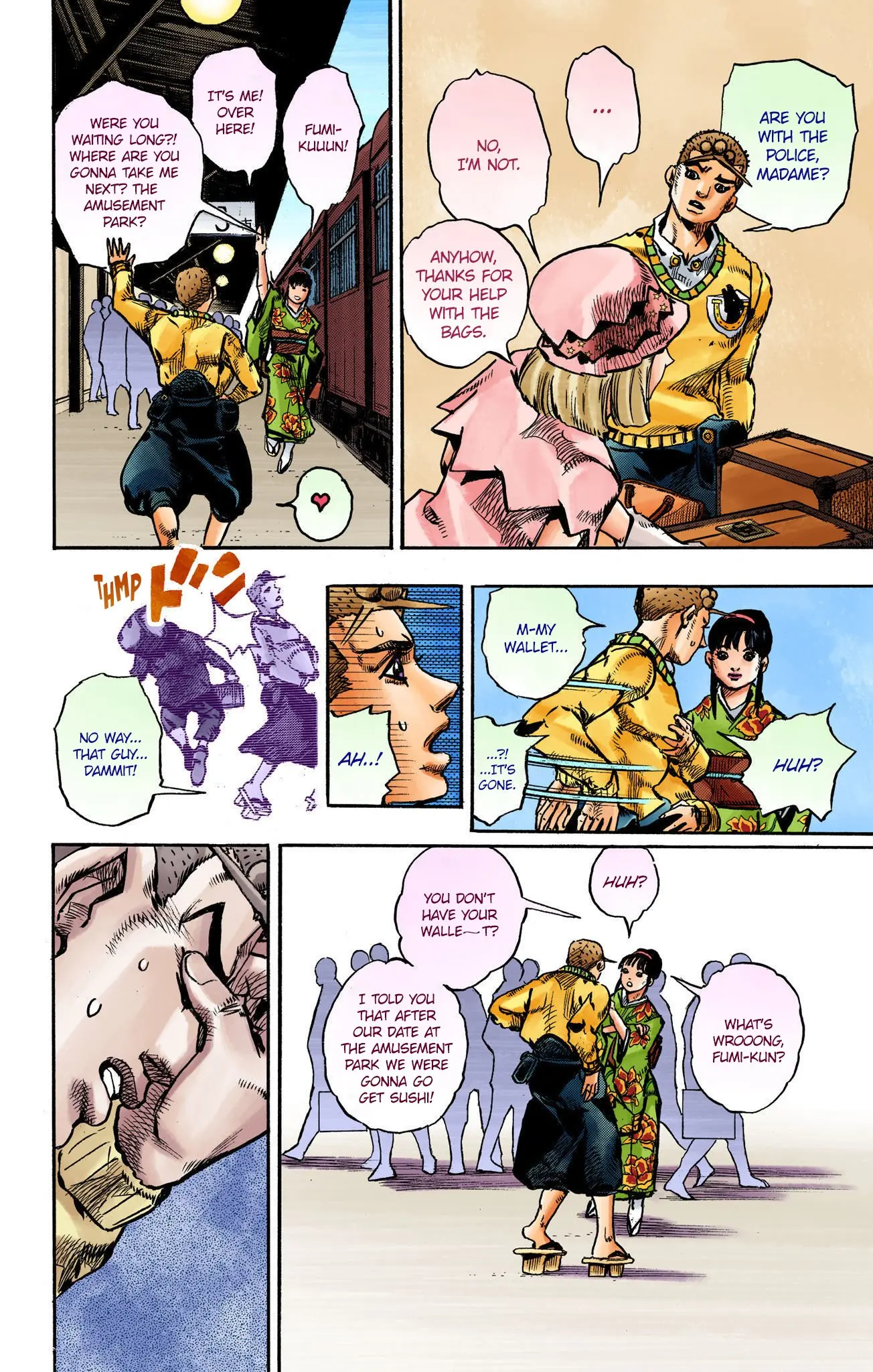 JoJo's Bizarre Adventure, Part 8: JoJolion Colored Manga, chapter 109, page 10