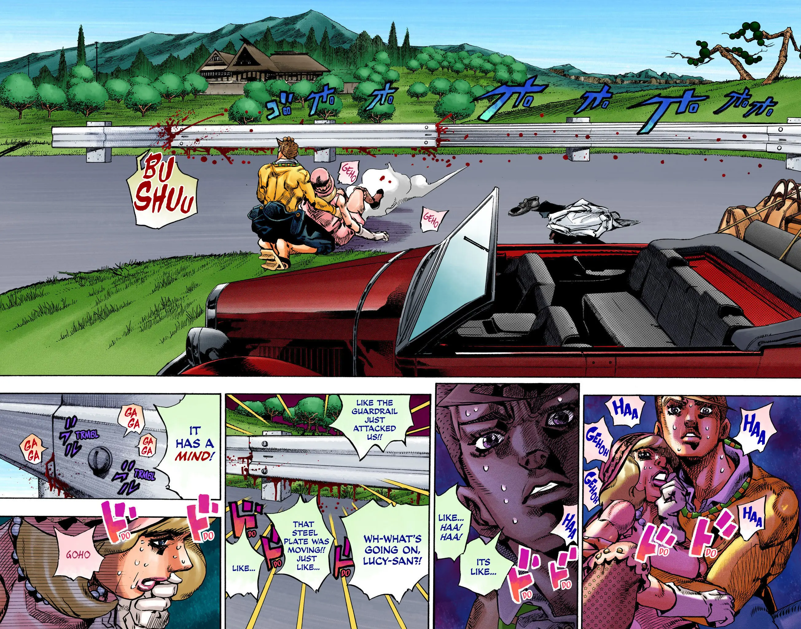 JoJo's Bizarre Adventure, Part 8: JoJolion Colored Manga, chapter 110 END, page 6