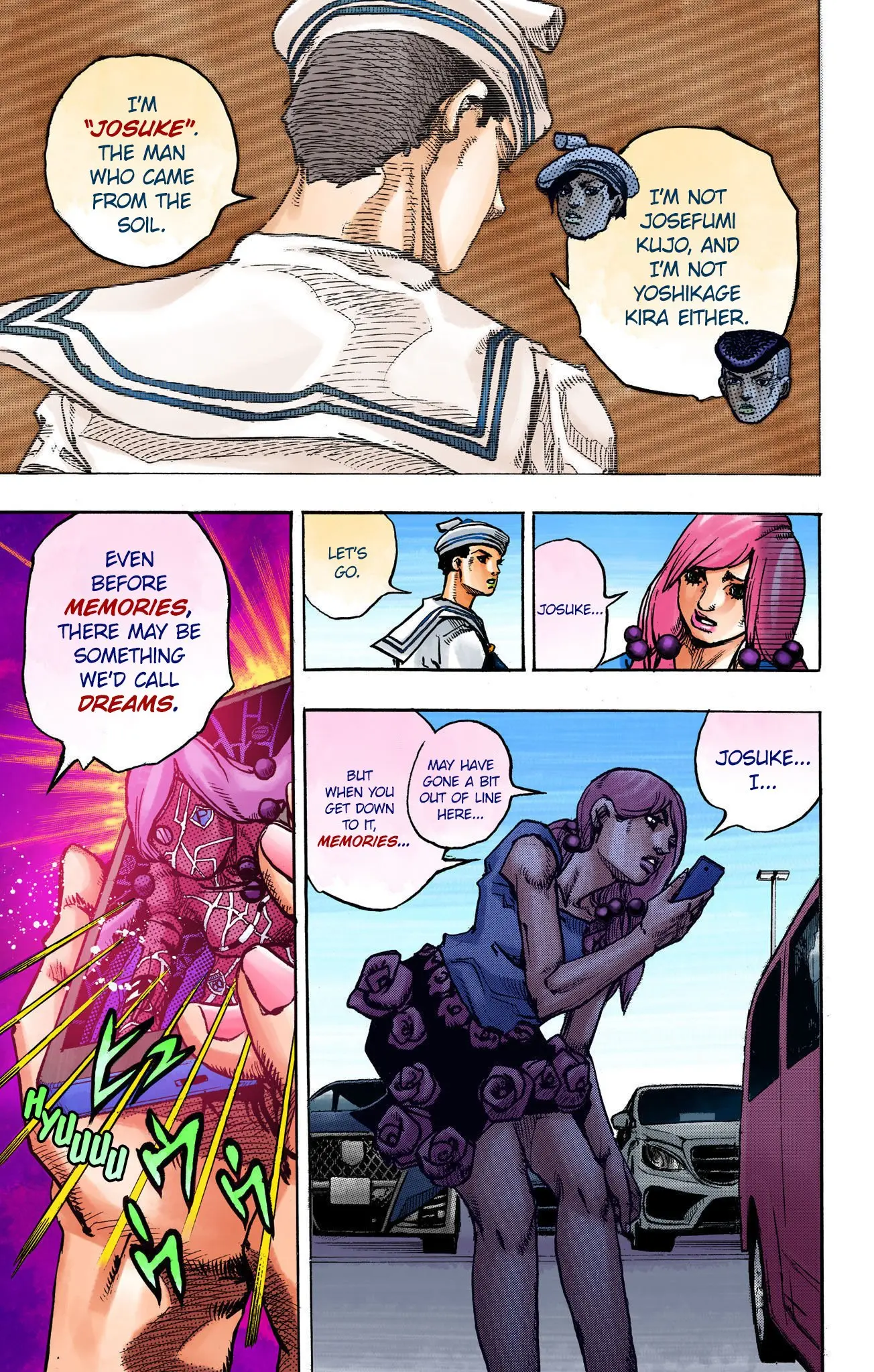 JoJo's Bizarre Adventure, Part 8: JoJolion Colored Manga, chapter 110 END, page 37