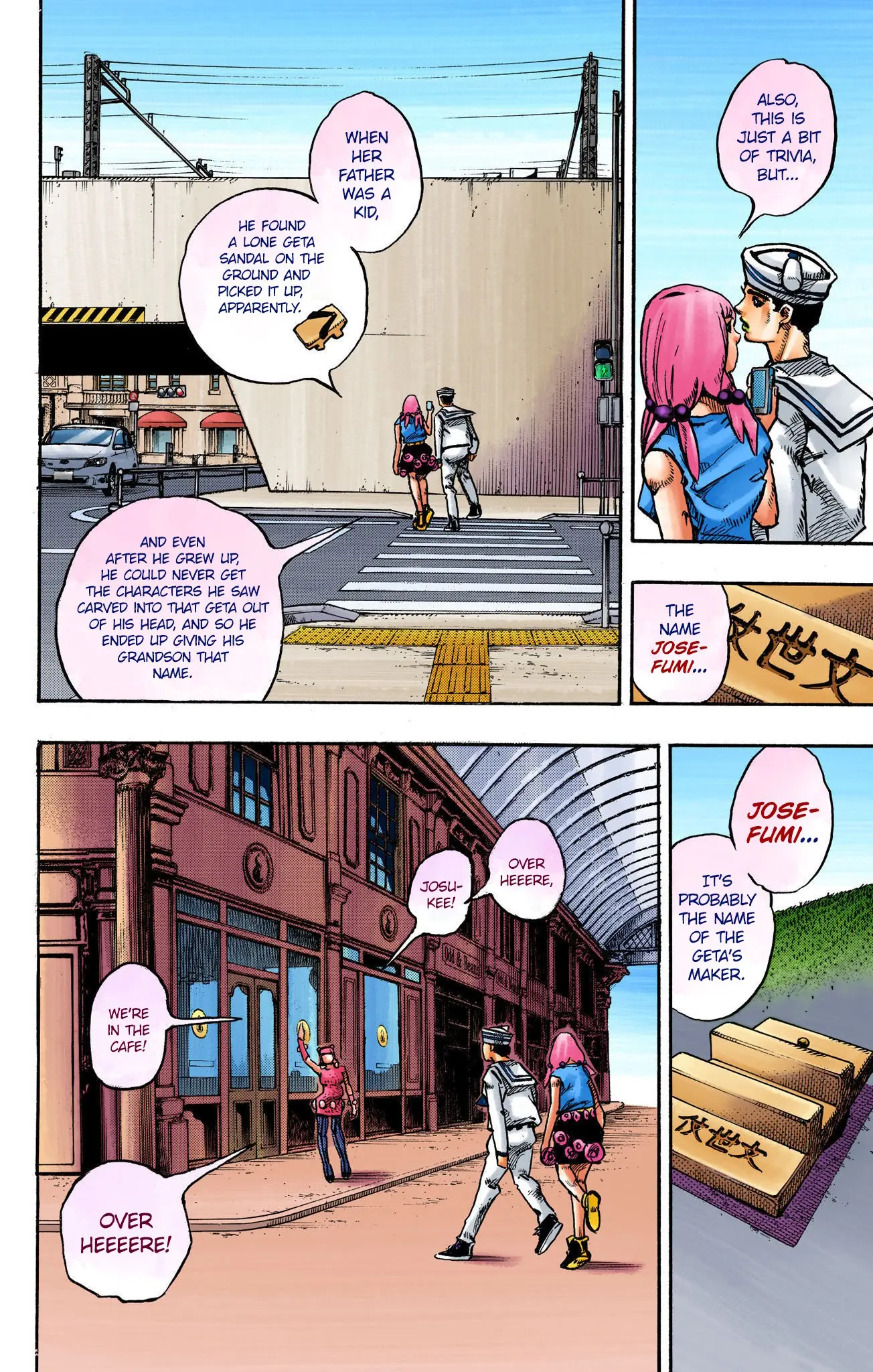 JoJo's Bizarre Adventure, Part 8: JoJolion Colored Manga, chapter 110 END, page 40