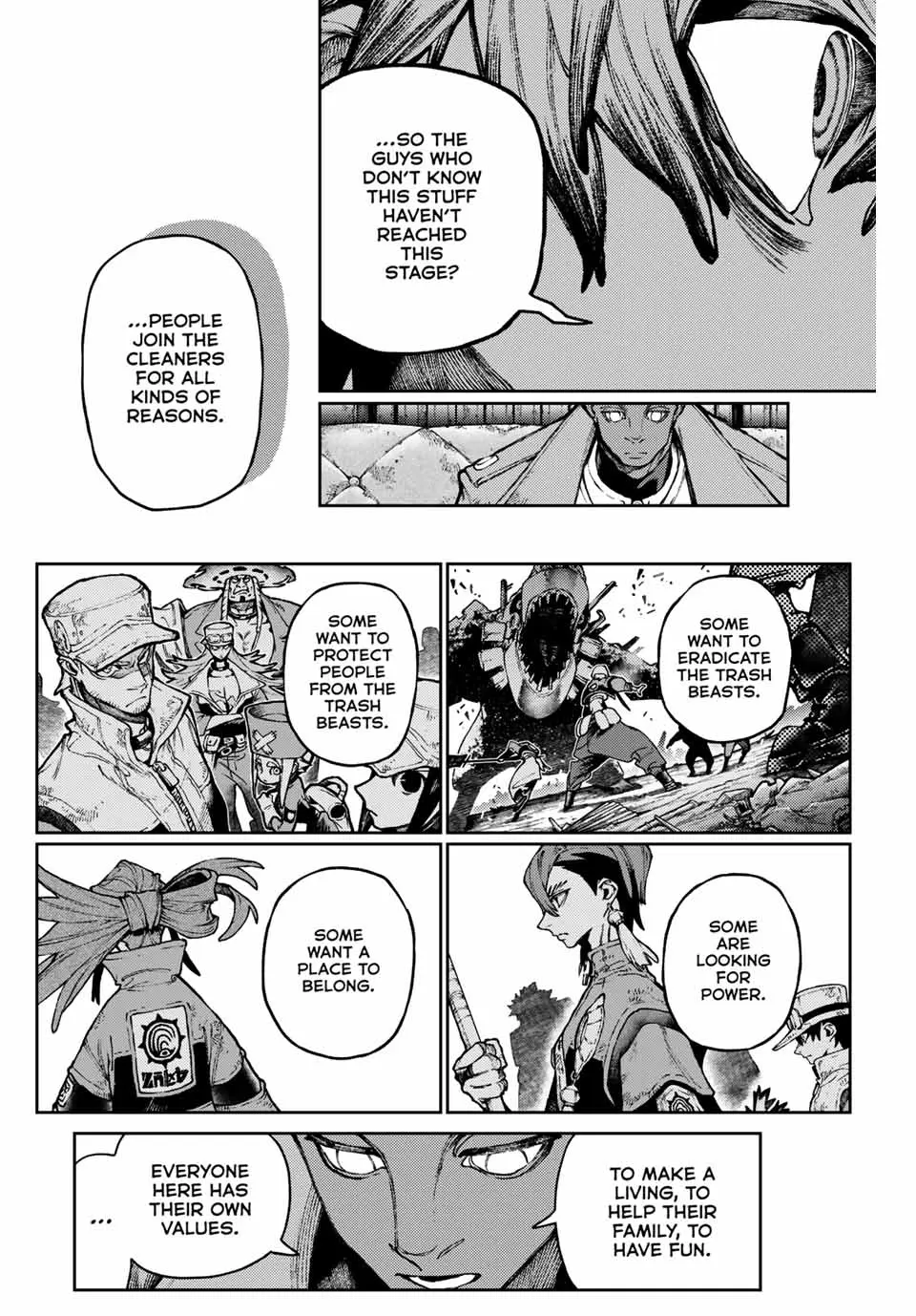 Gachiakuta Manga, chapter 116, page 8
