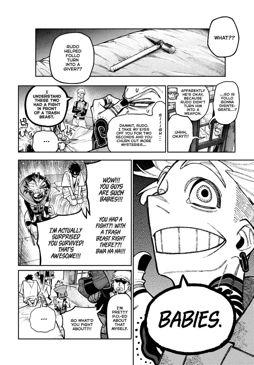 Gachiakuta Manga, chapter 129, page 6
