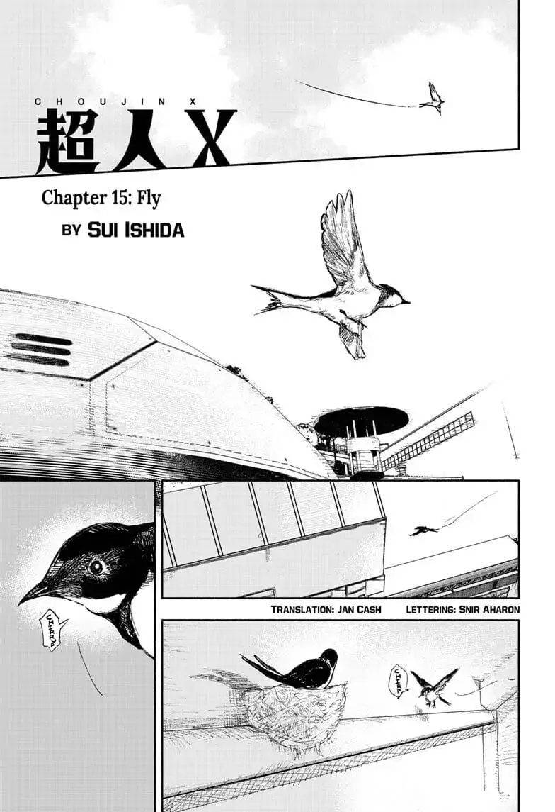 Choujin X, chapter 15, page 1