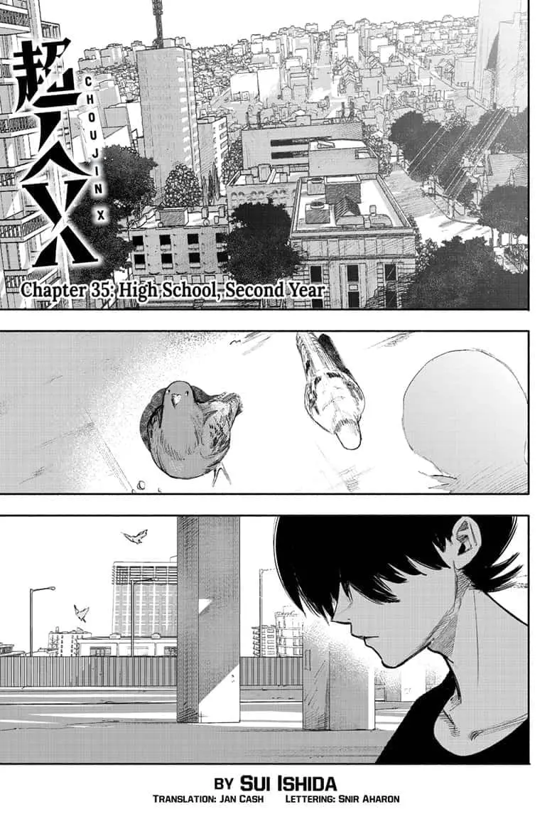 Choujin X, chapter 35, page 1