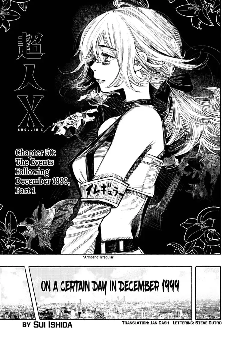Choujin X, chapter 50.1, page 1