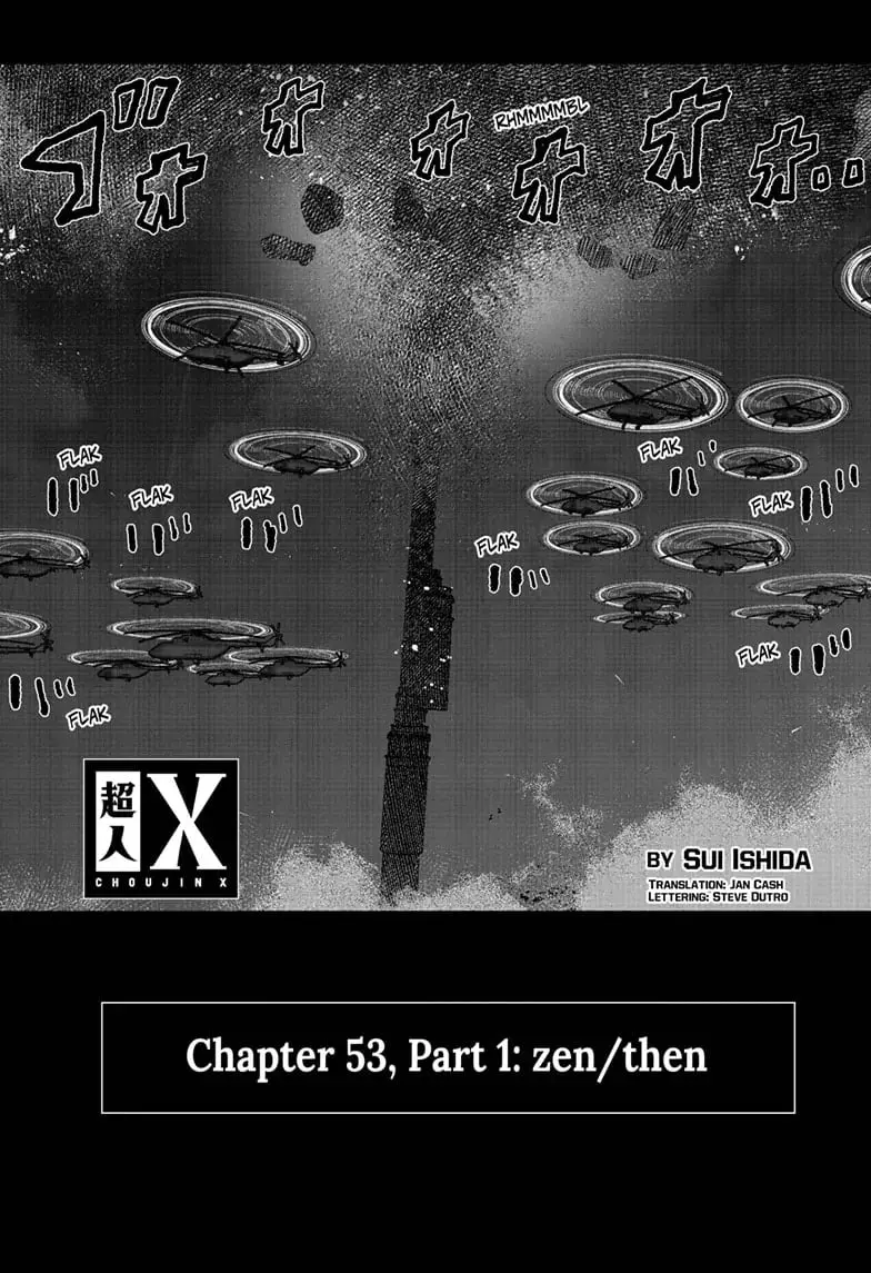 Choujin X, chapter 53.1, page 1