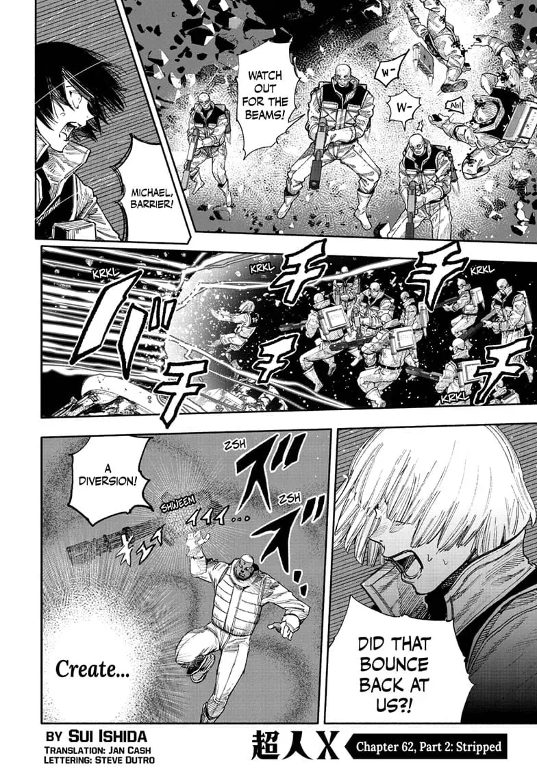 Choujin X, chapter 62.2, page 1