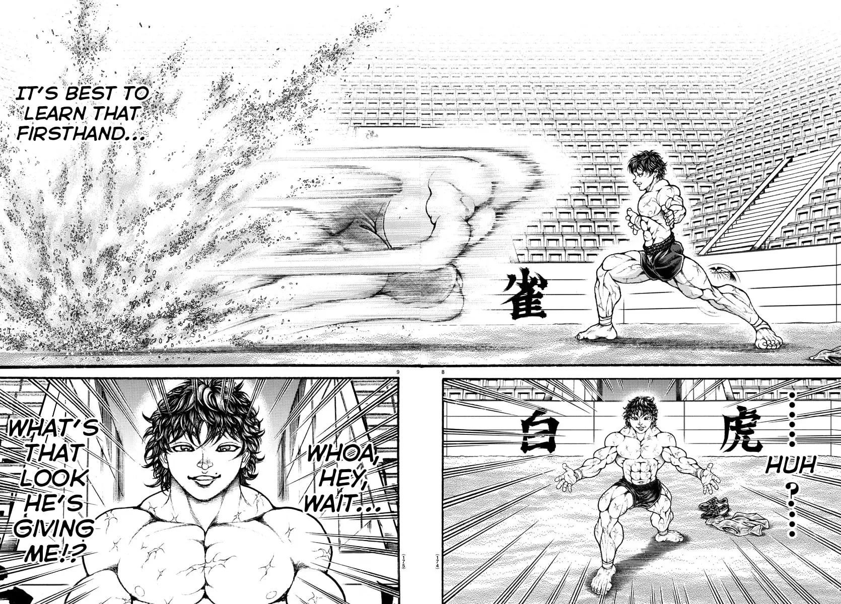Baki Dou 2, chapter 28, page 8