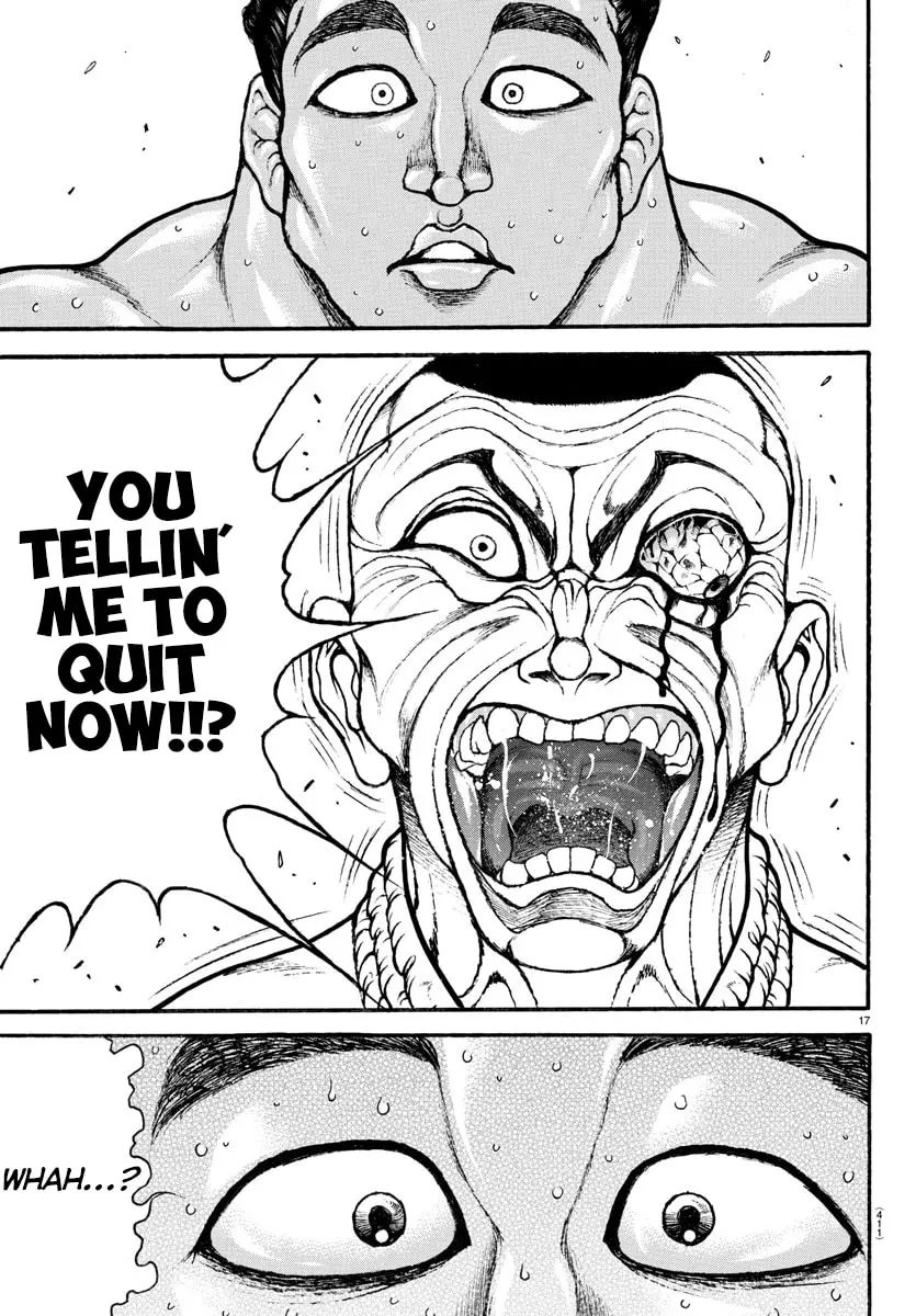 Baki Dou 2, chapter 57, page 17