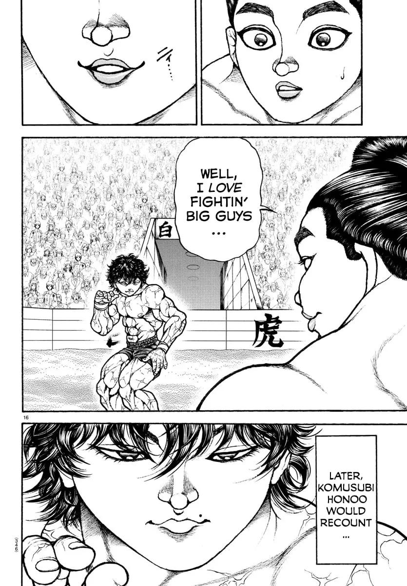 Baki Dou 2, chapter 85, page 16