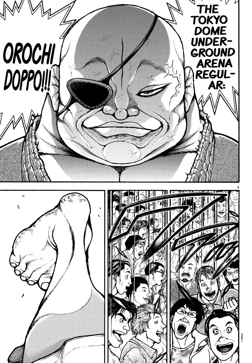Baki Dou 2, chapter 132, page 3
