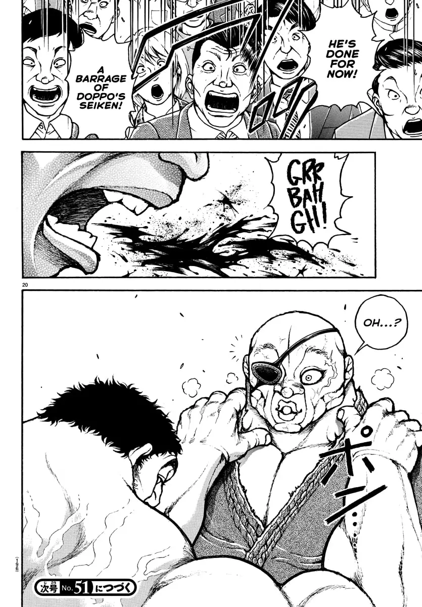 Baki Dou 2, chapter 134, page 20