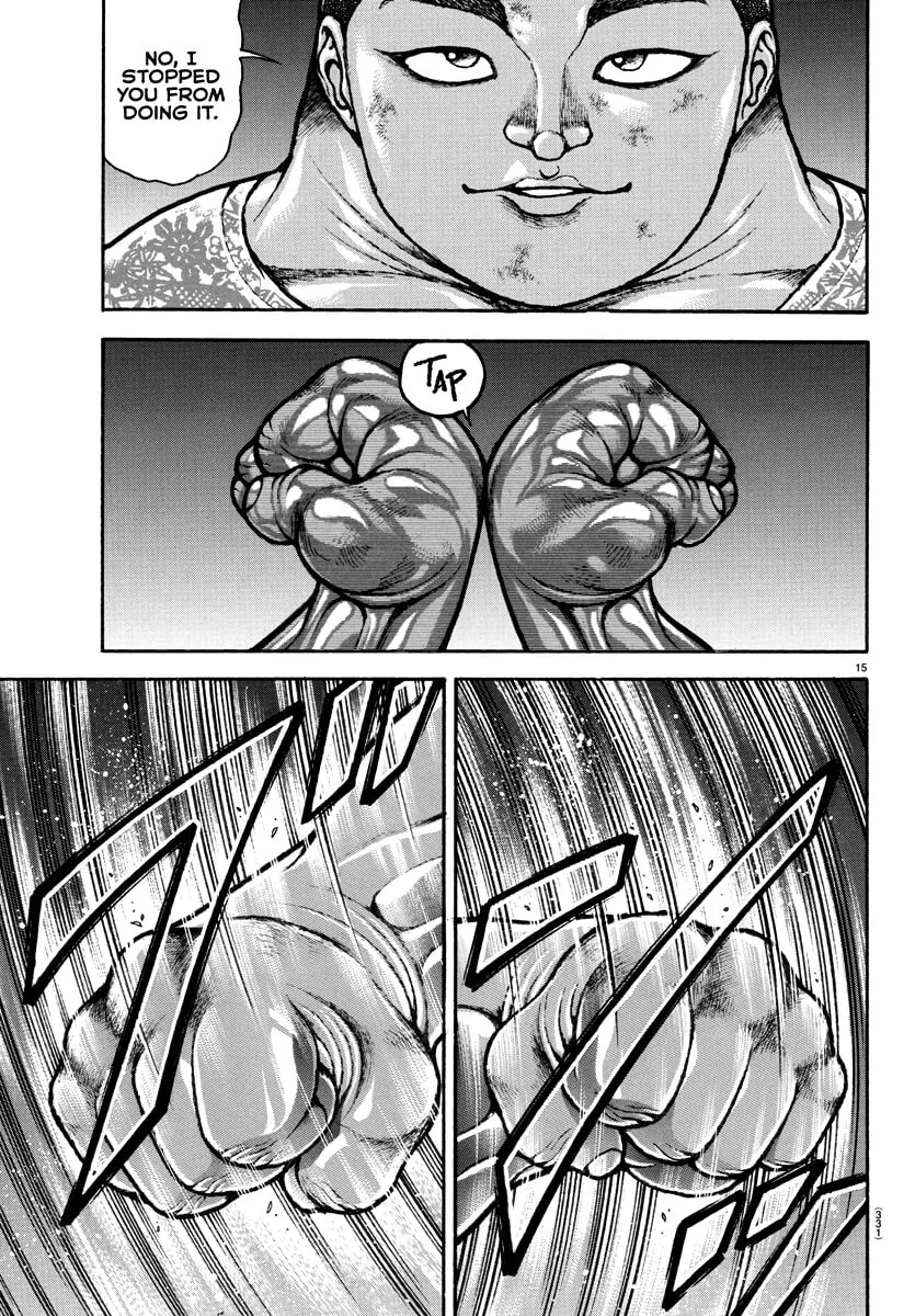 Baki Dou 2, chapter 139, page 15