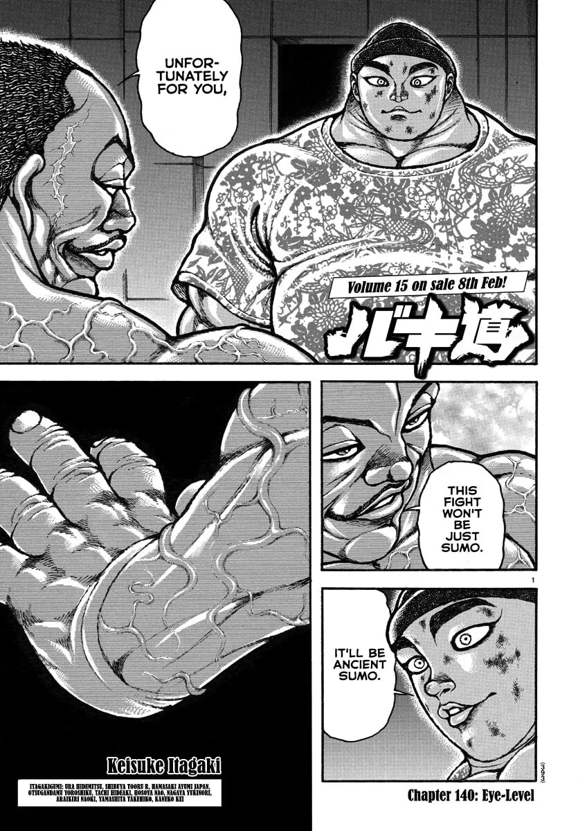 Baki Dou 2, chapter 140, page 1