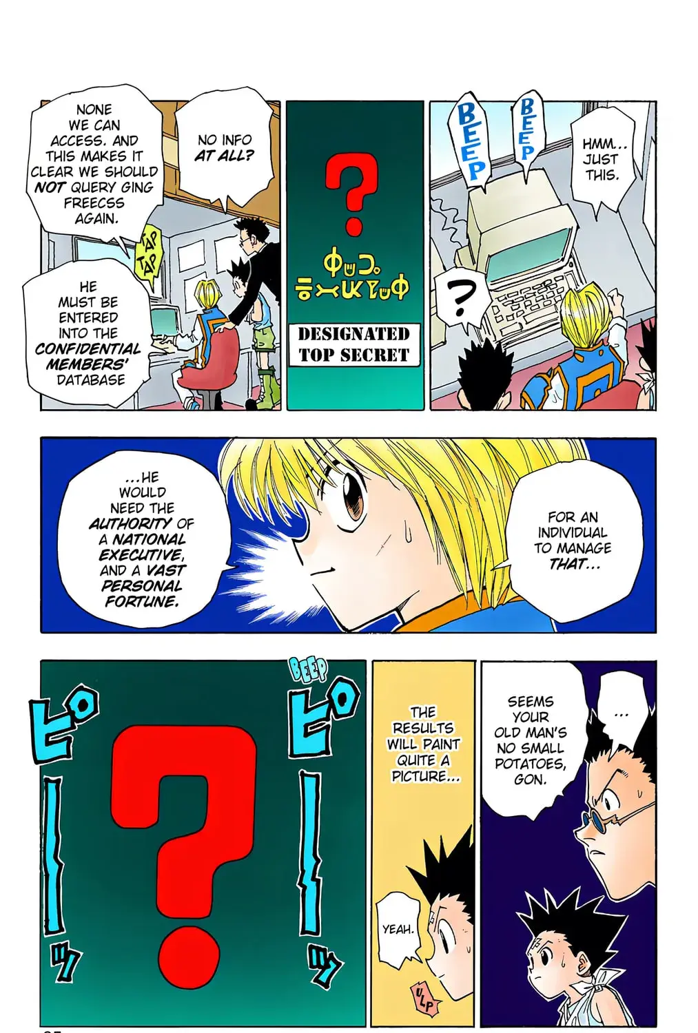 Hunter x Hunter Colored Manga, chapter 38, page 37