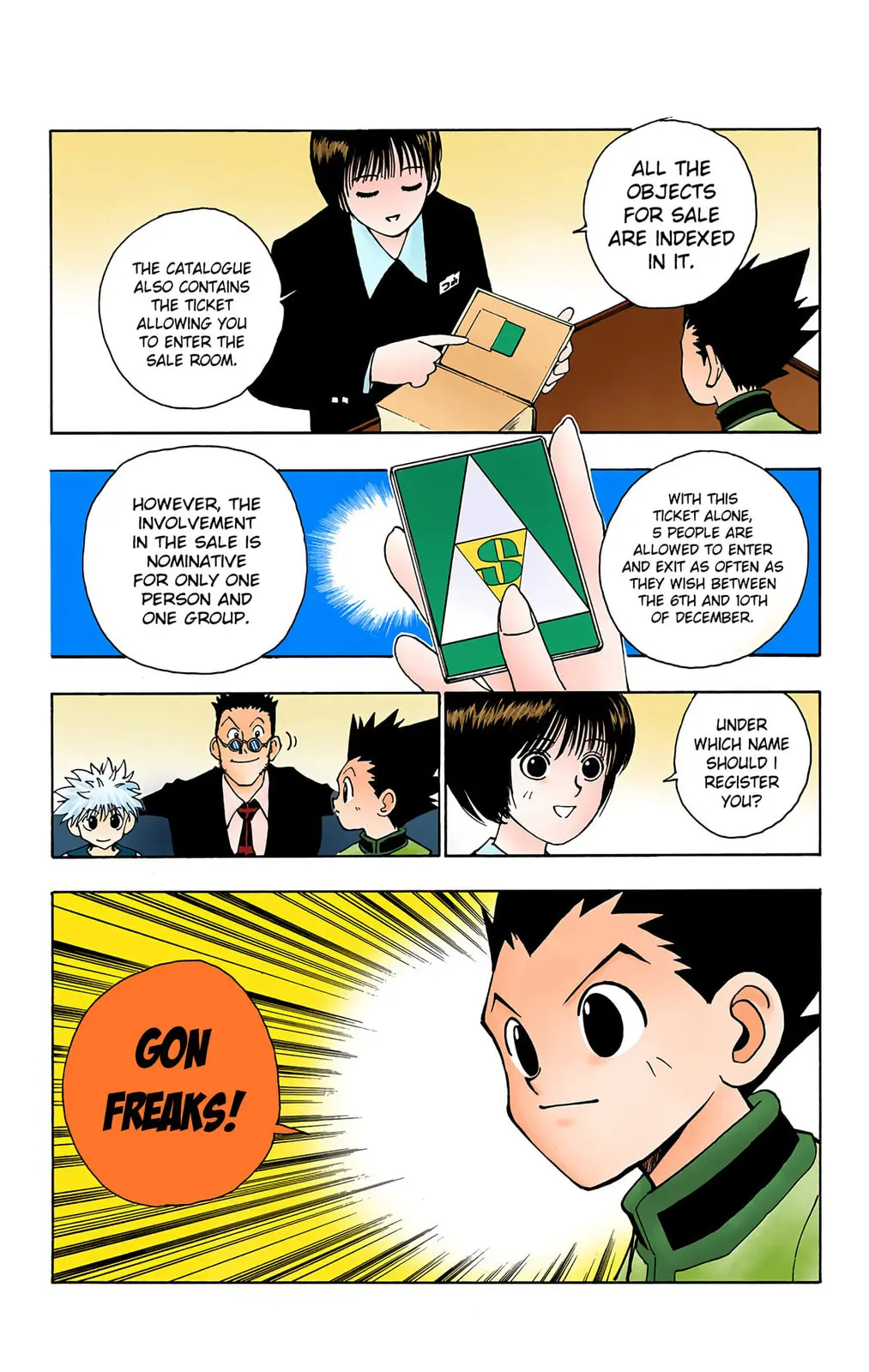 Hunter x Hunter Colored Manga, chapter 85, page 5