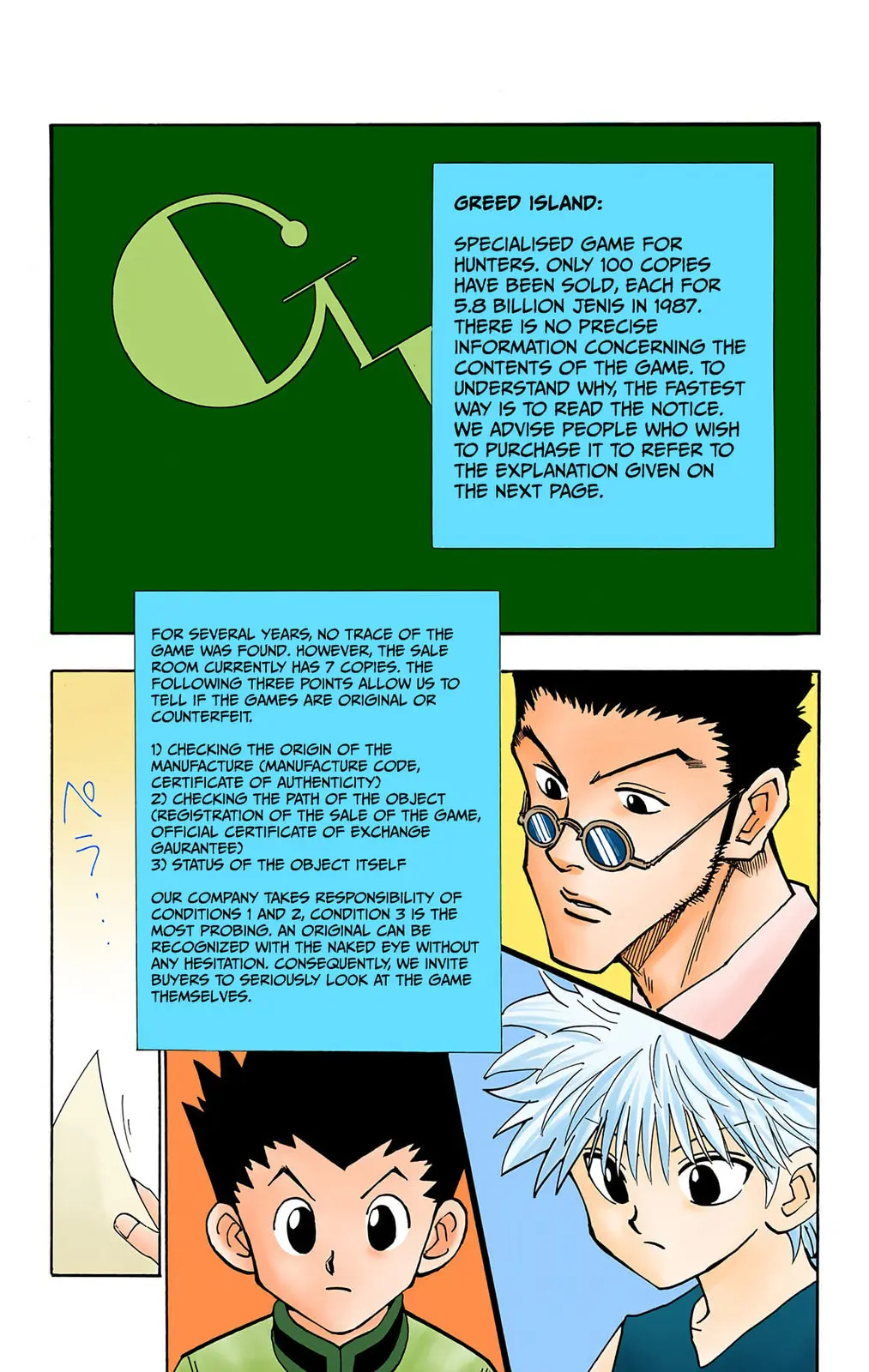 Hunter x Hunter Colored Manga, chapter 85, page 7