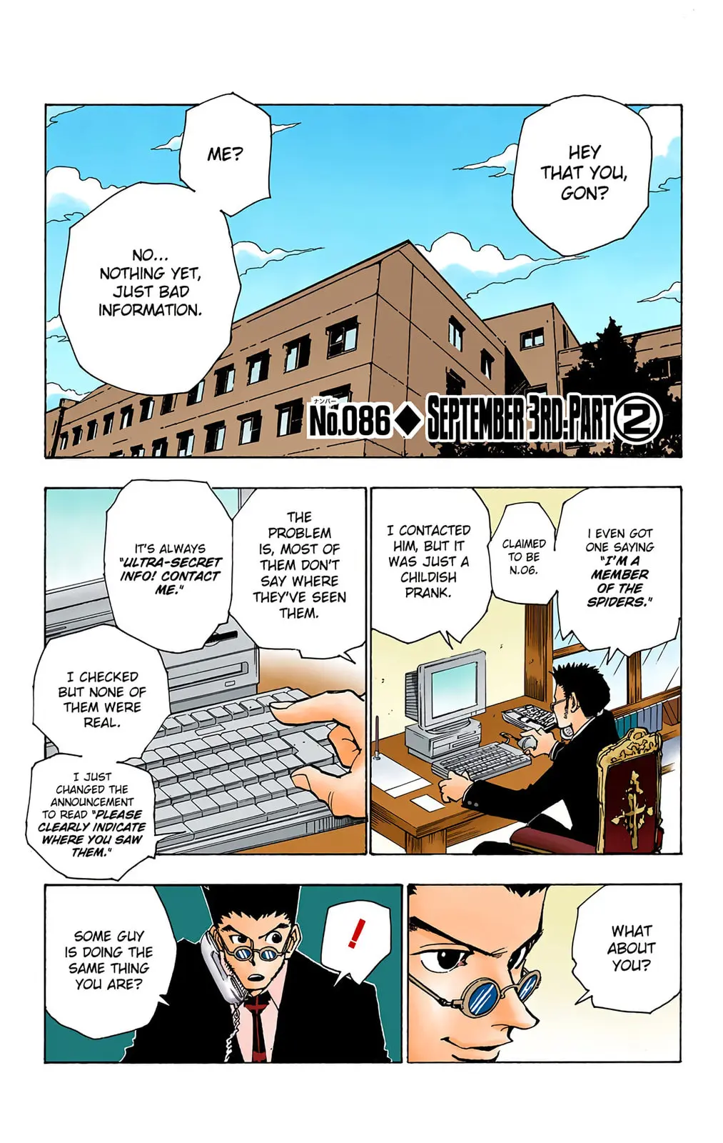 Hunter x Hunter Colored Manga, chapter 86, page 1