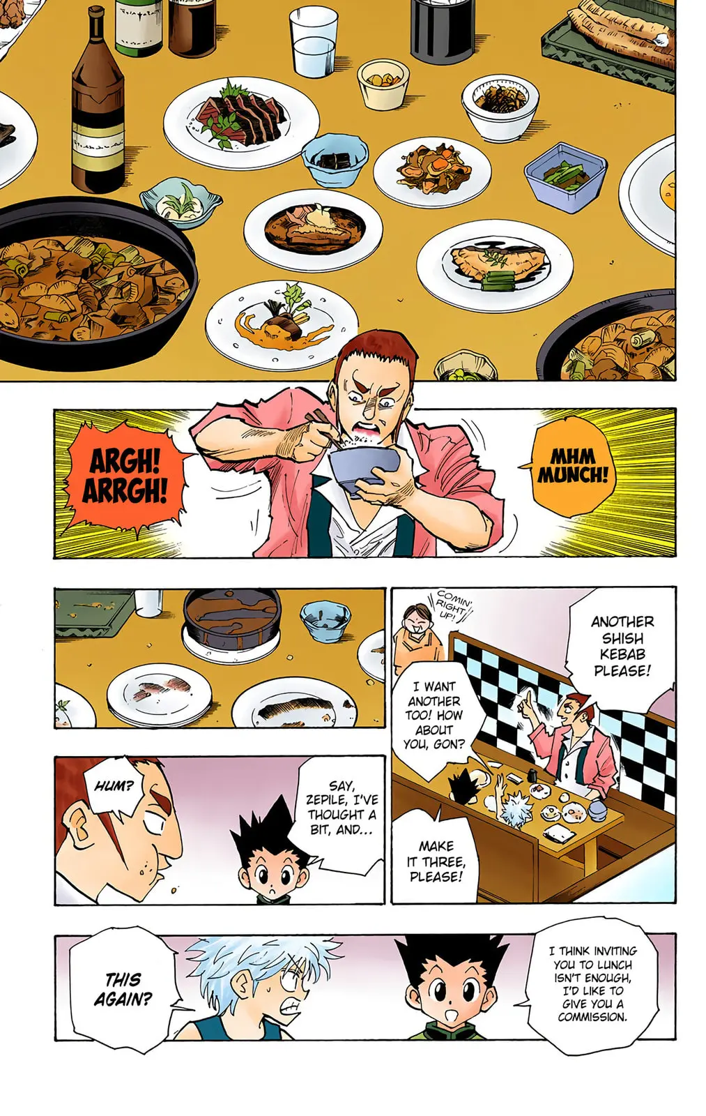 Hunter x Hunter Colored Manga, chapter 87, page 3