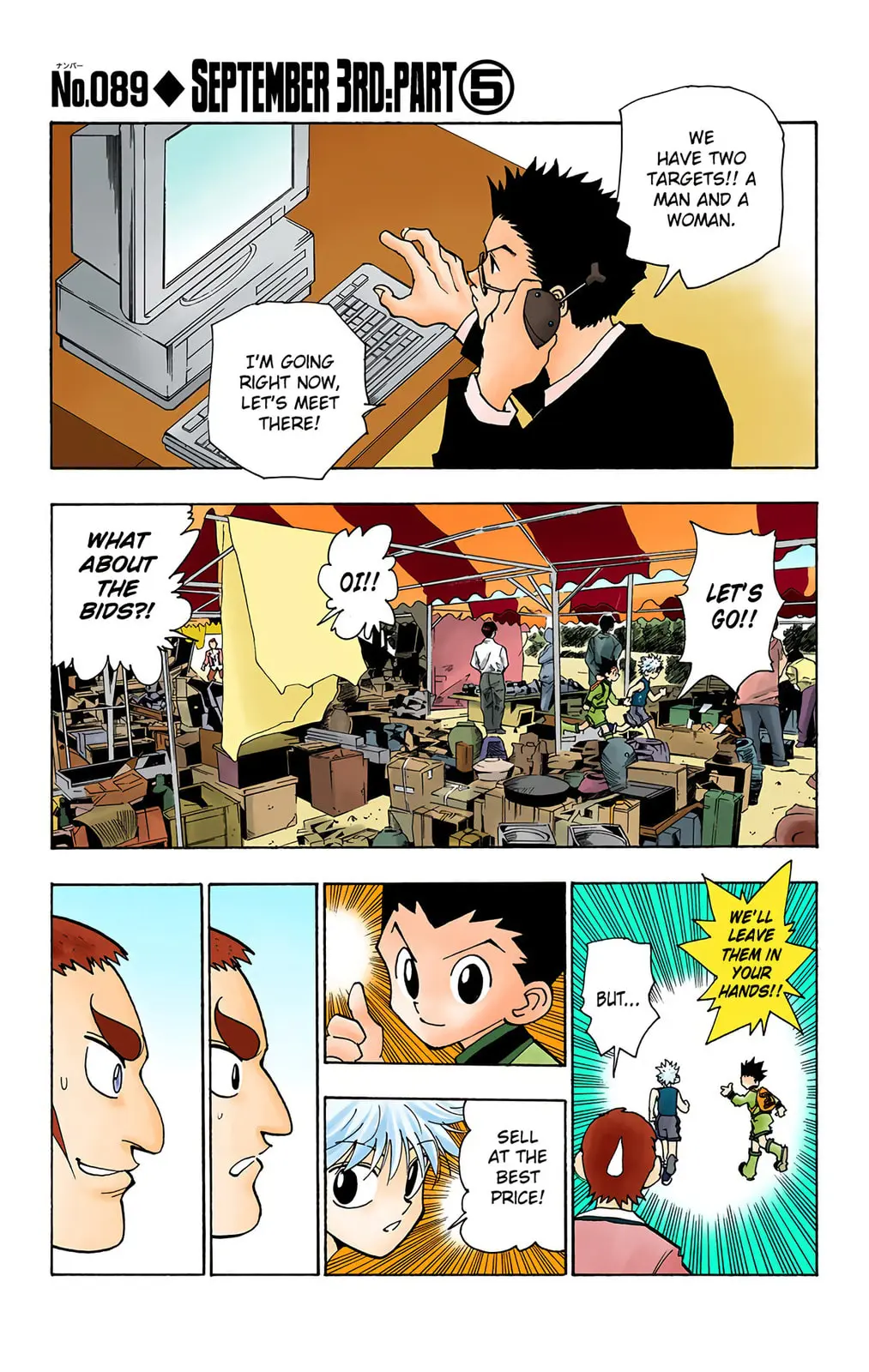 Hunter x Hunter Colored Manga, chapter 89, page 1