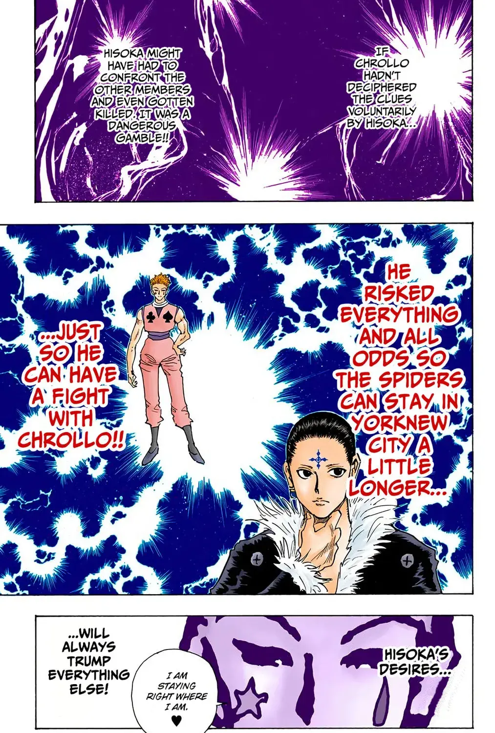 Hunter x Hunter Colored Manga, chapter 106, page 32