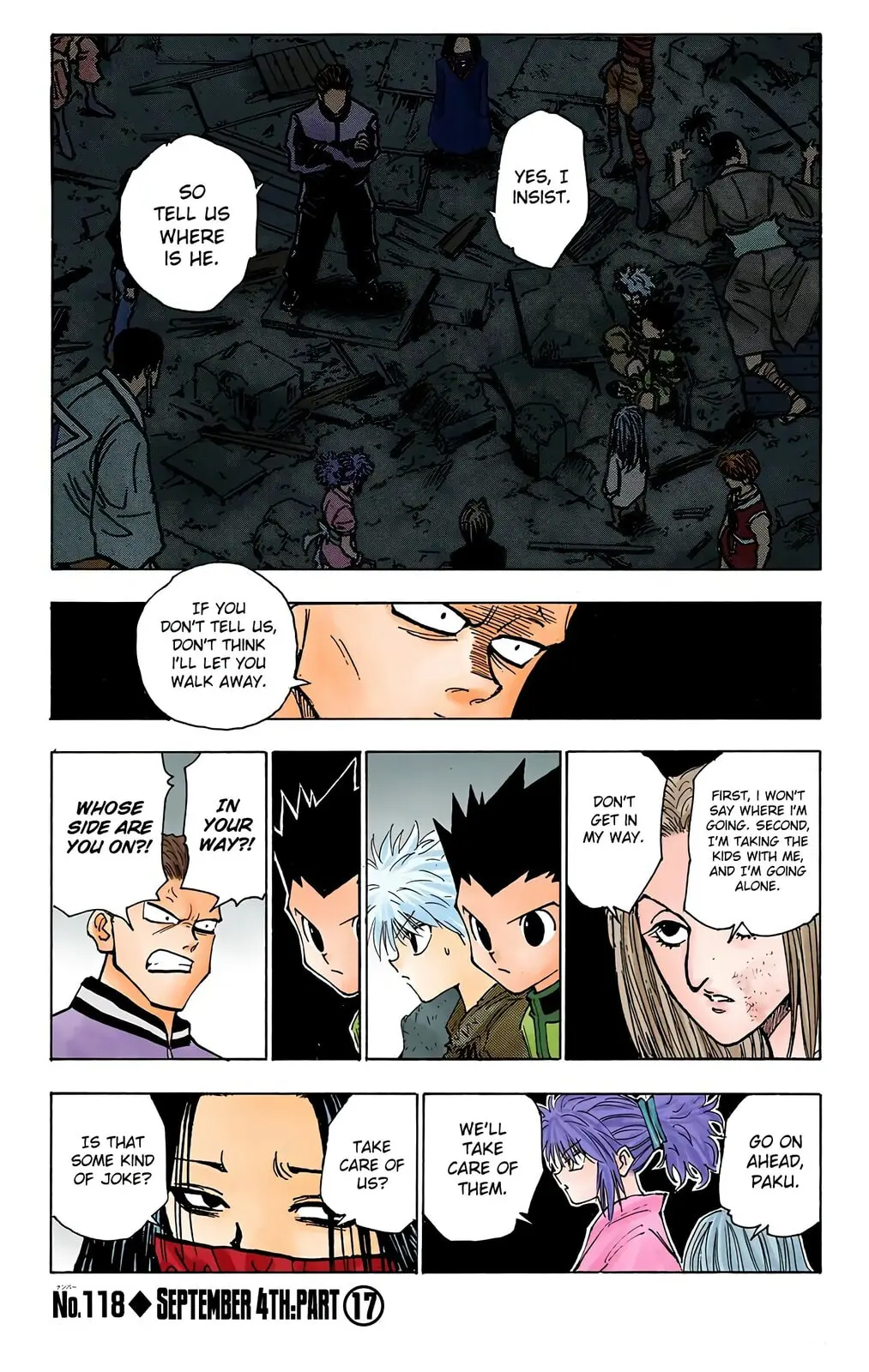 Hunter x Hunter Colored Manga, chapter 118, page 1