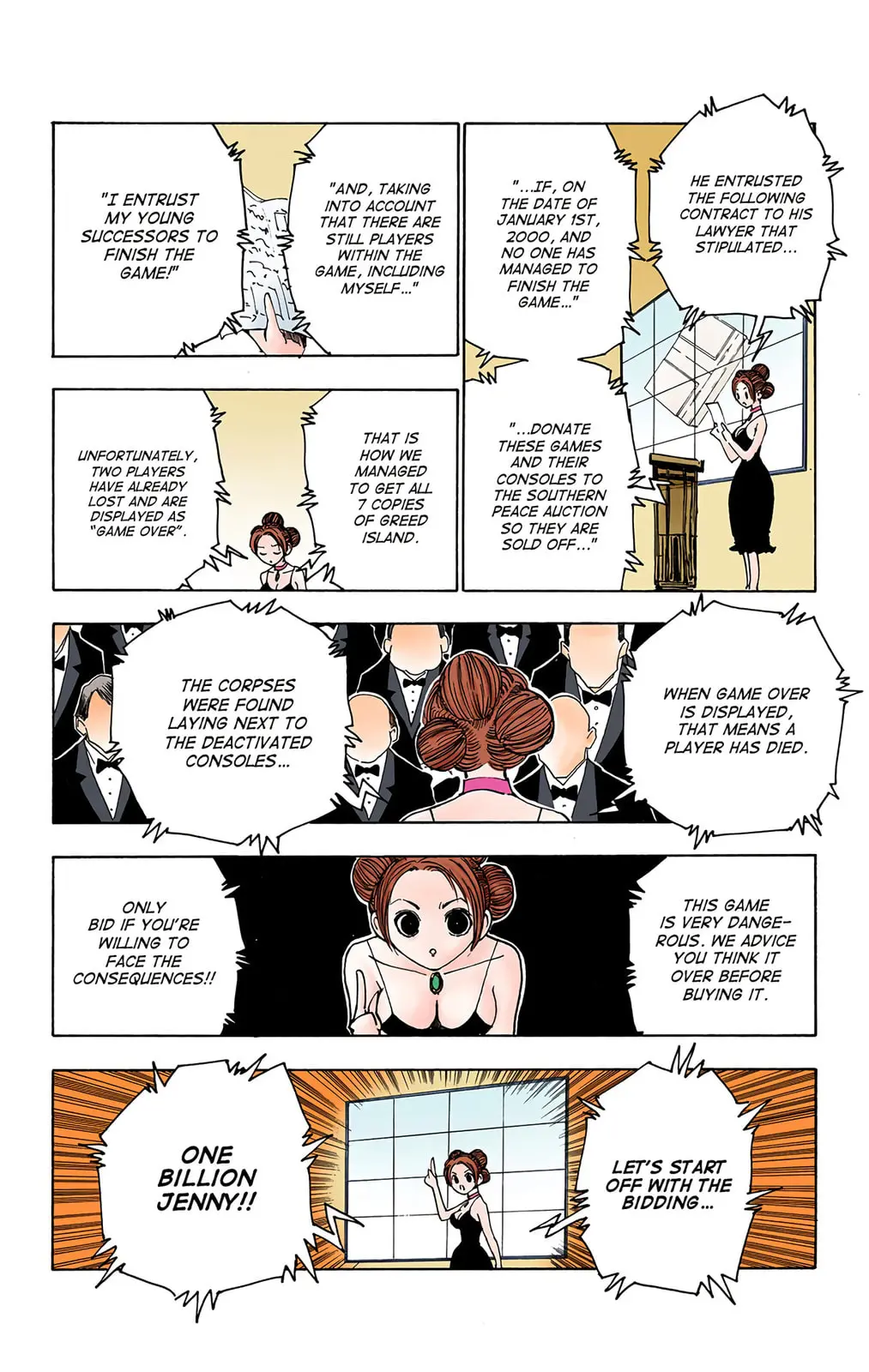 Hunter x Hunter Colored Manga, chapter 121, page 8