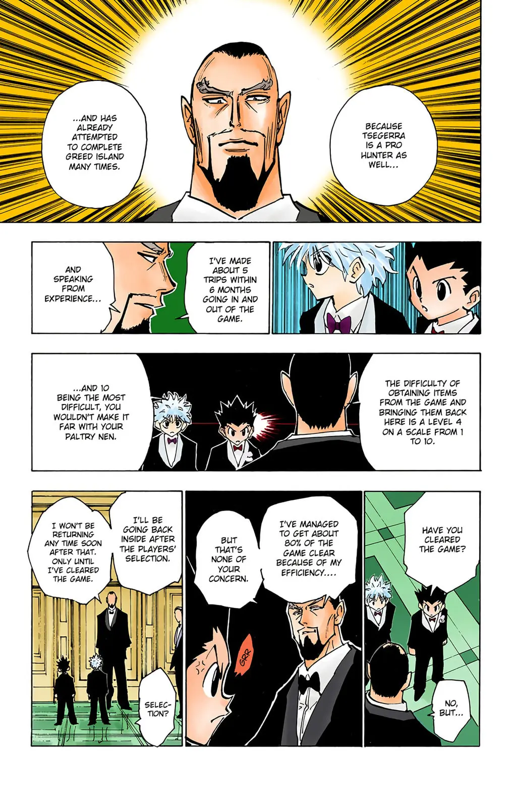 Hunter x Hunter Colored Manga, chapter 122, page 3