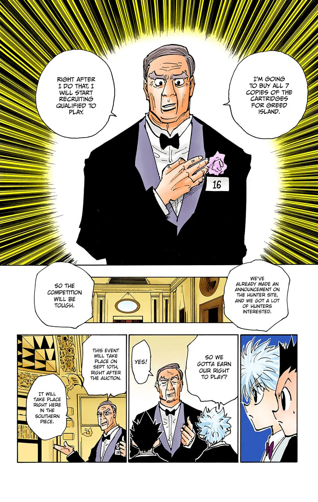 Hunter x Hunter Colored Manga, chapter 122, page 4