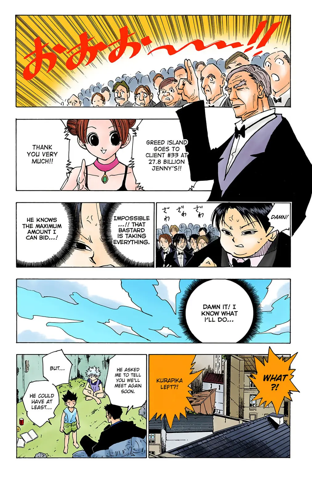Hunter x Hunter Colored Manga, chapter 124, page 10